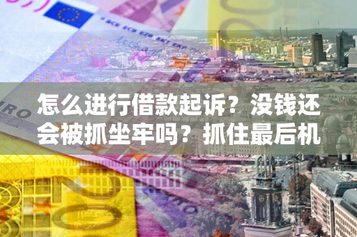 武汉怎么进行借款起诉？没钱还会被抓坐牢吗？抓住最后机会！