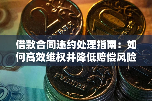 武汉借款合同违约处理指南：如何高效维权并降低赔偿风险？