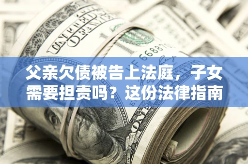 武汉父亲欠债被告上法庭，子女需要担责吗？这份法律指南必须看完