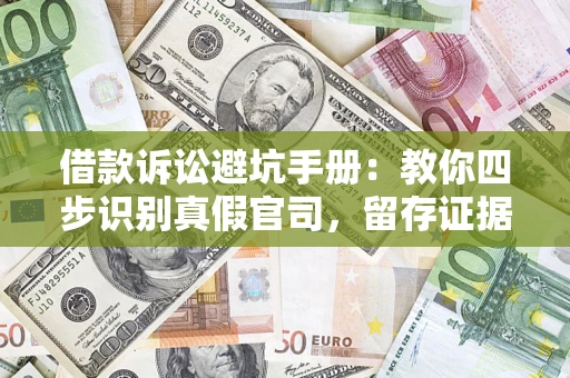武汉借款诉讼避坑手册：教你四步识别真假官司，留存证据不踩雷